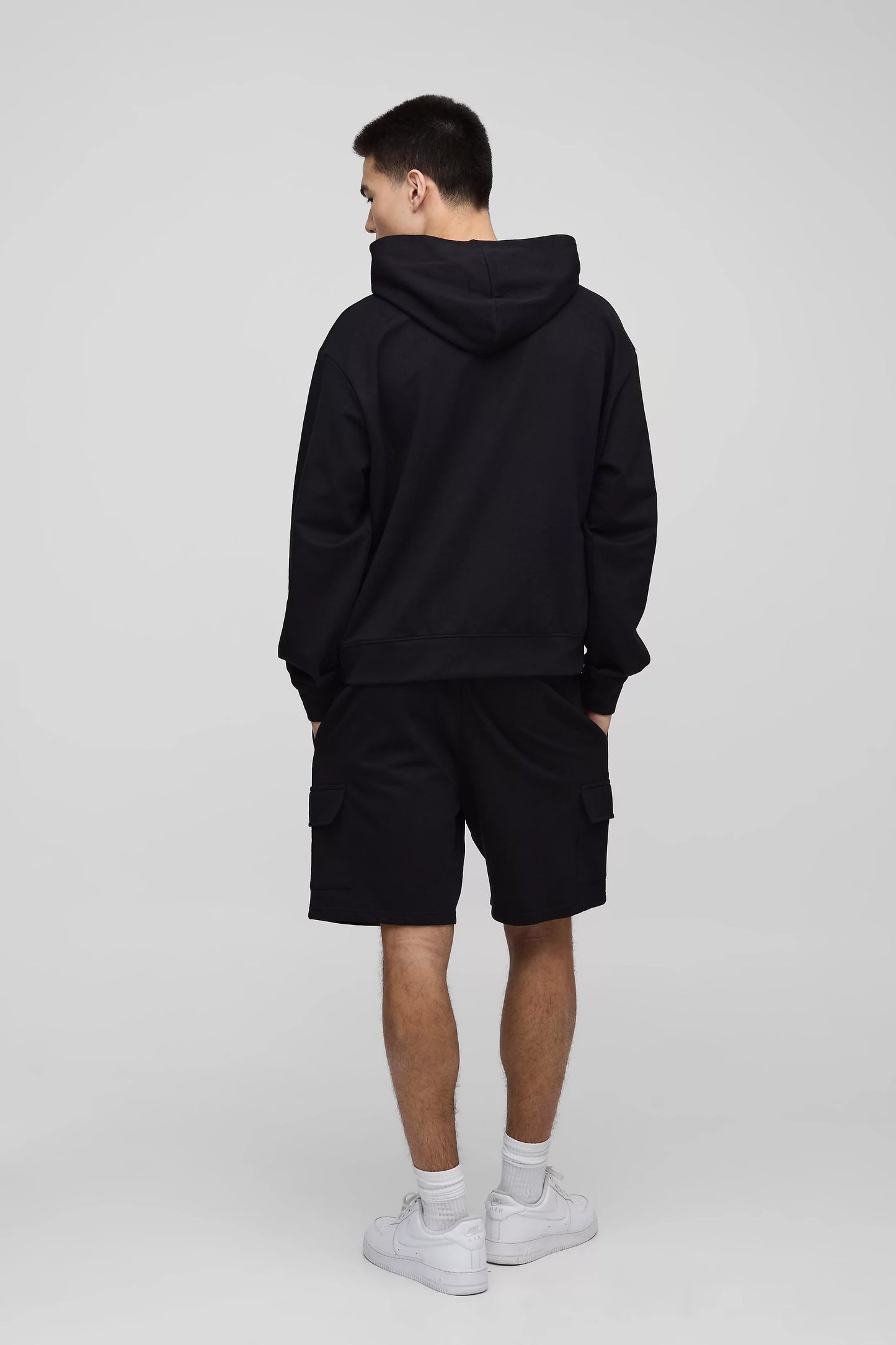 DRP Mid-Length Cargo Shorts Black