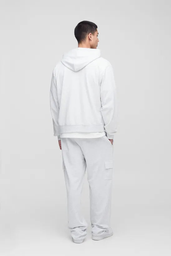 DRP Straight Fit Lightweight Cargo Trousers Light Grey
