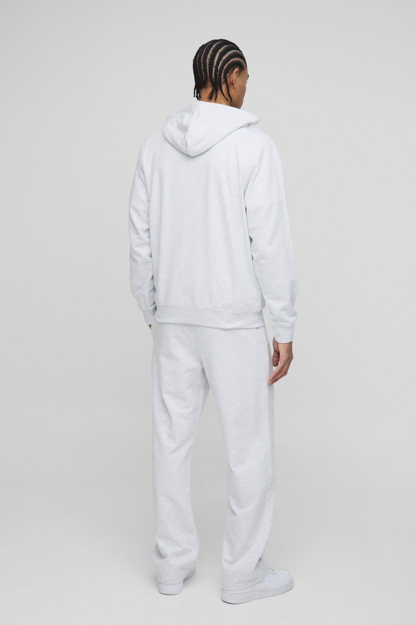 DRP Straight Fit Trousers Light Grey