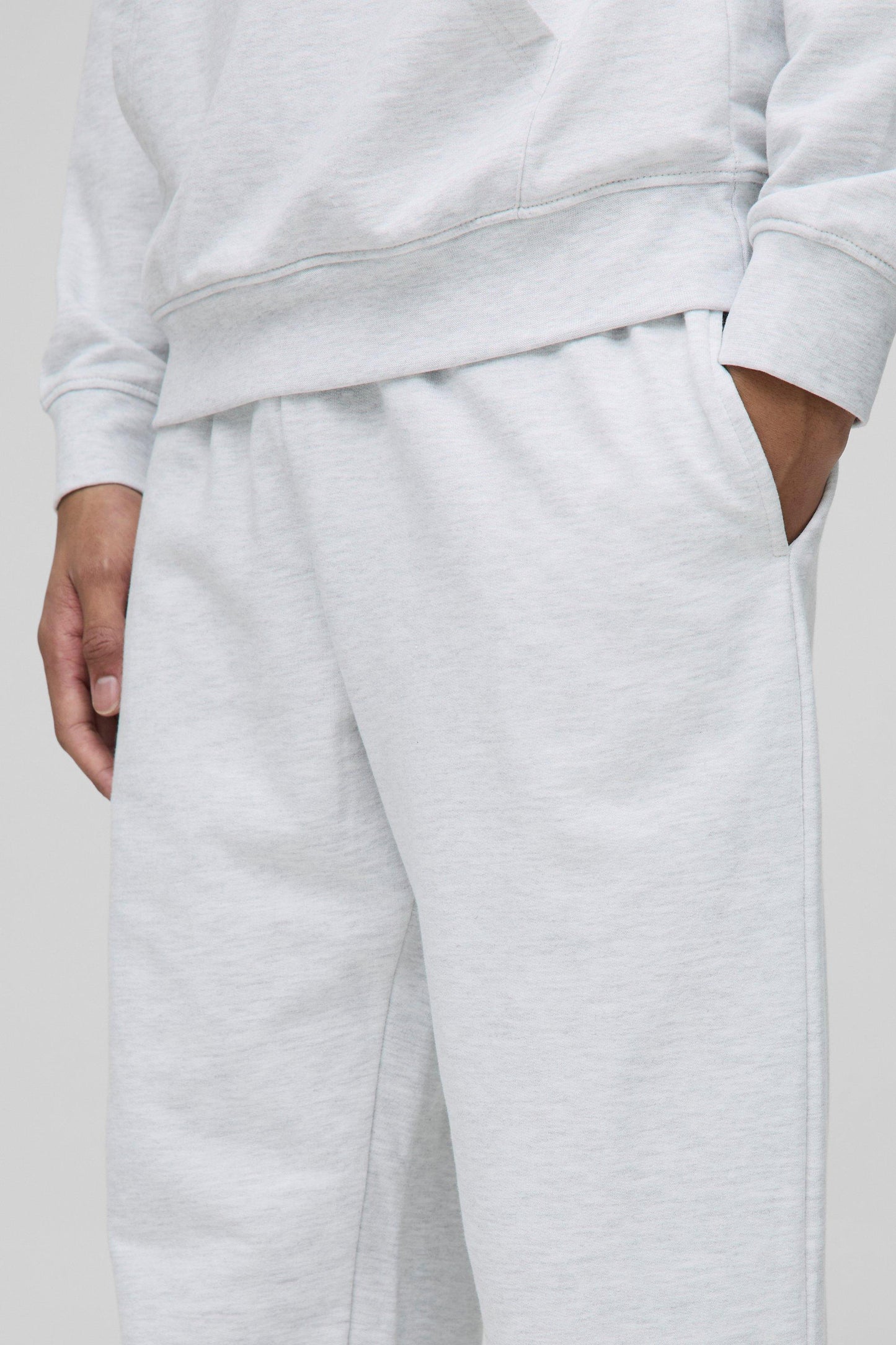 DRP Straight Fit Trousers Light Grey