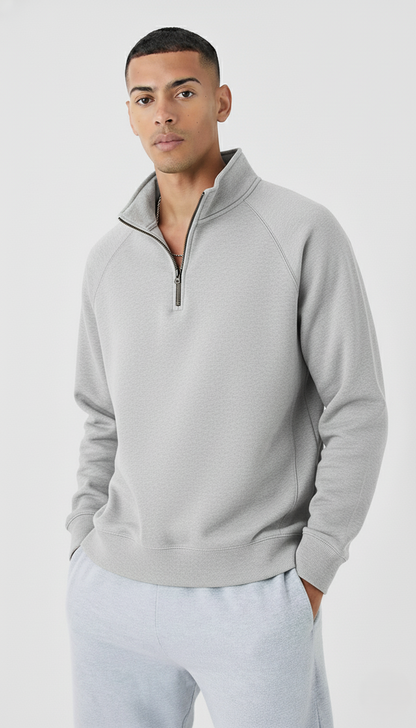 DRP Full-Sleeve Quarter Zipper Sweatshirt