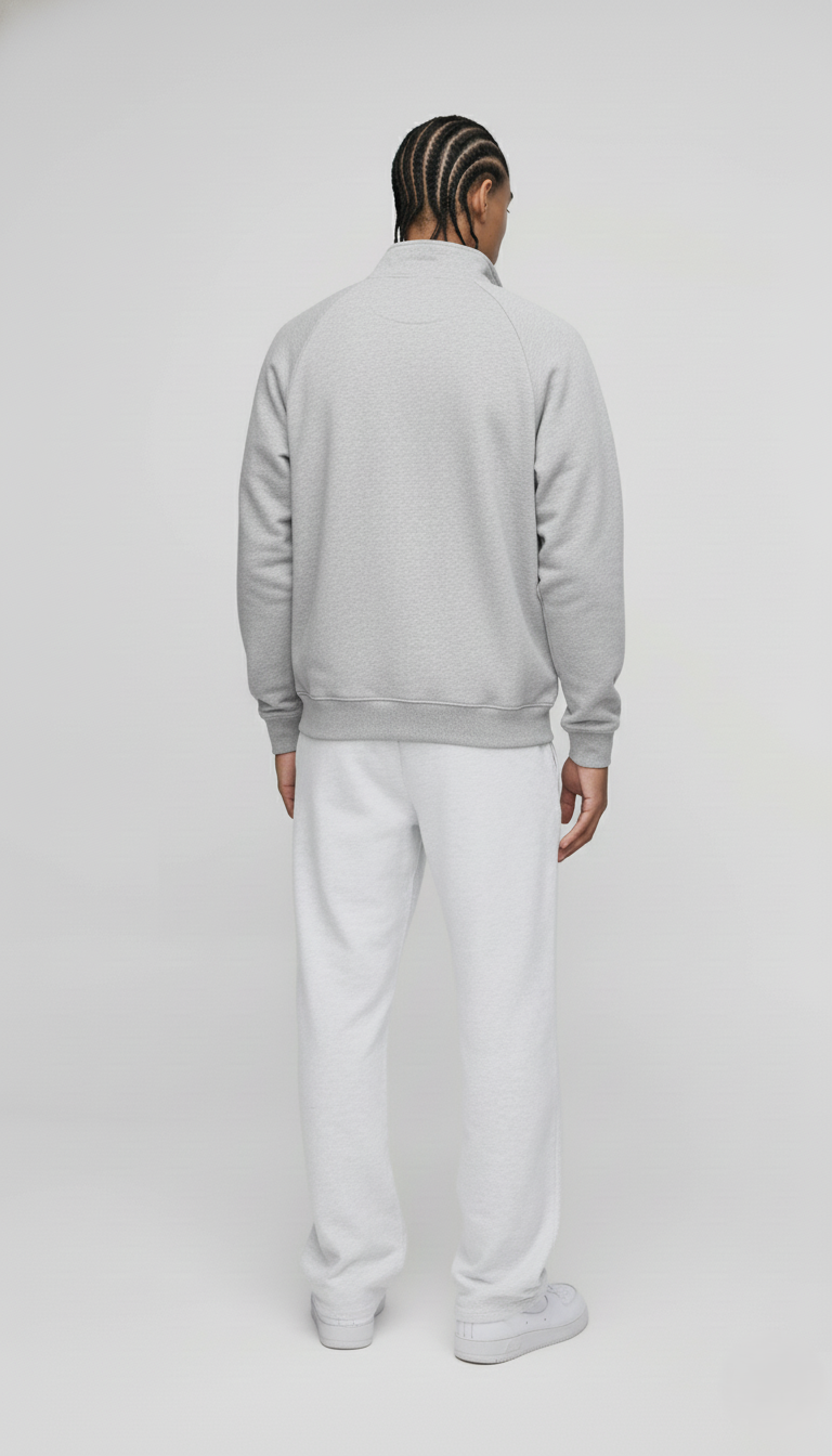 DRP Full-Sleeve Quarter Zipper Sweatshirt