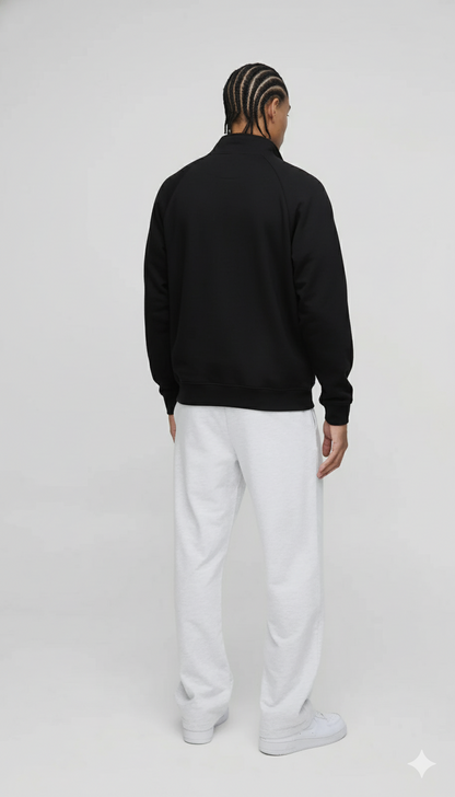 DRP Full-Sleeve Quarter Zipper Sweatshirt
