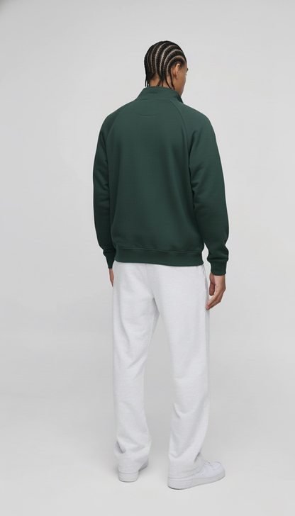 DRP Full-Sleeve Quarter Zipper Sweatshirt