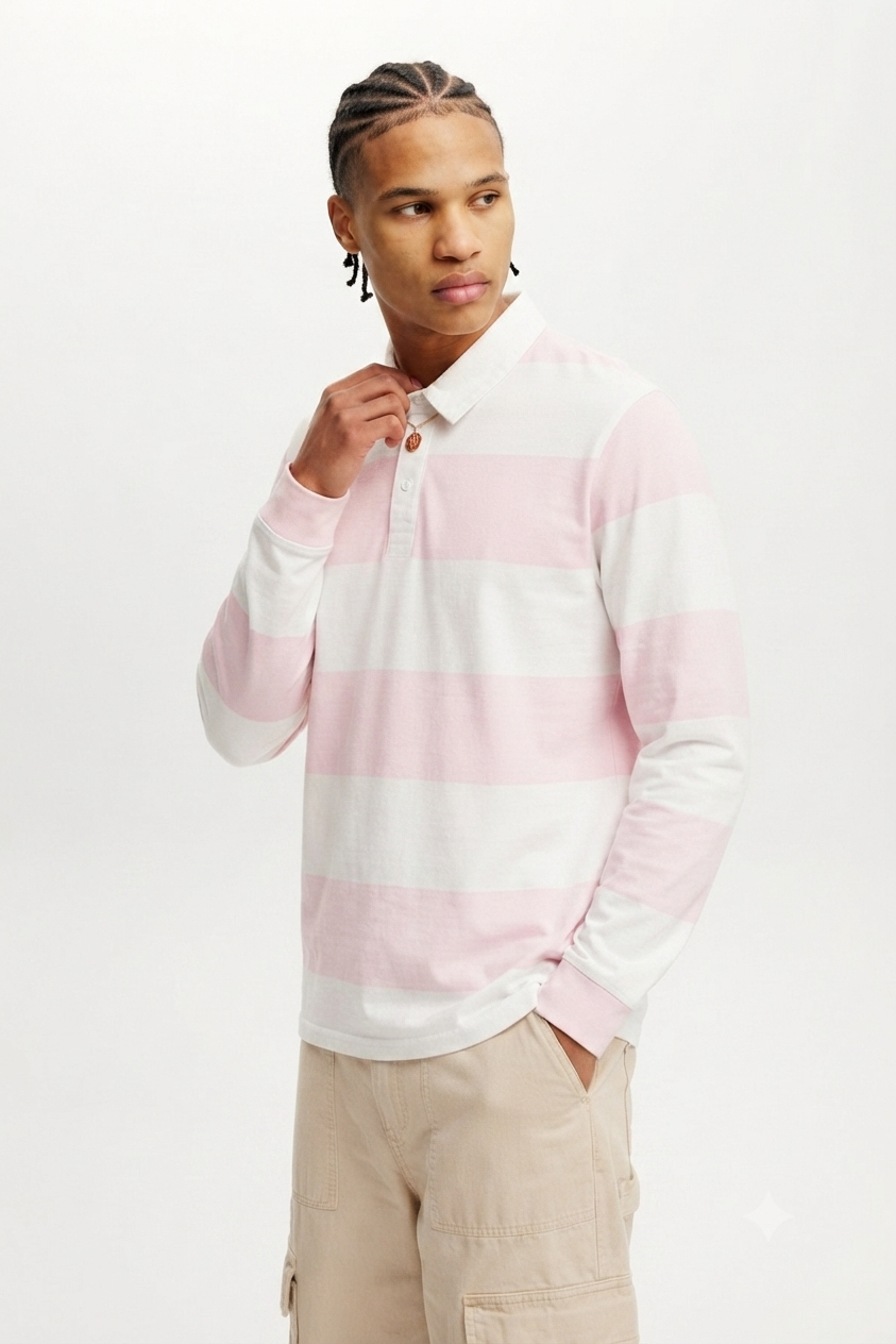 Pack of 2 Rugby Polo Pink+Forest