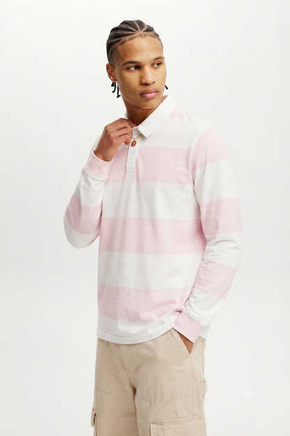 Pack of 2 Rugby Polo Pink+Forest